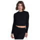 Target Γυναικεία μακρυμάνικη μπλούζα Crop Top Long Sleeve "Rib Viscose"